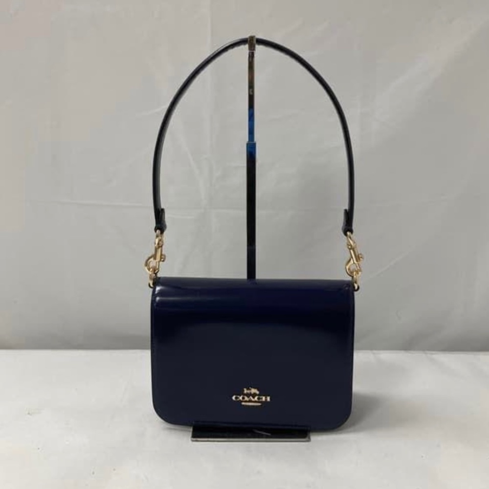 Women's Coach Navy Shoulder Shoulder Bag